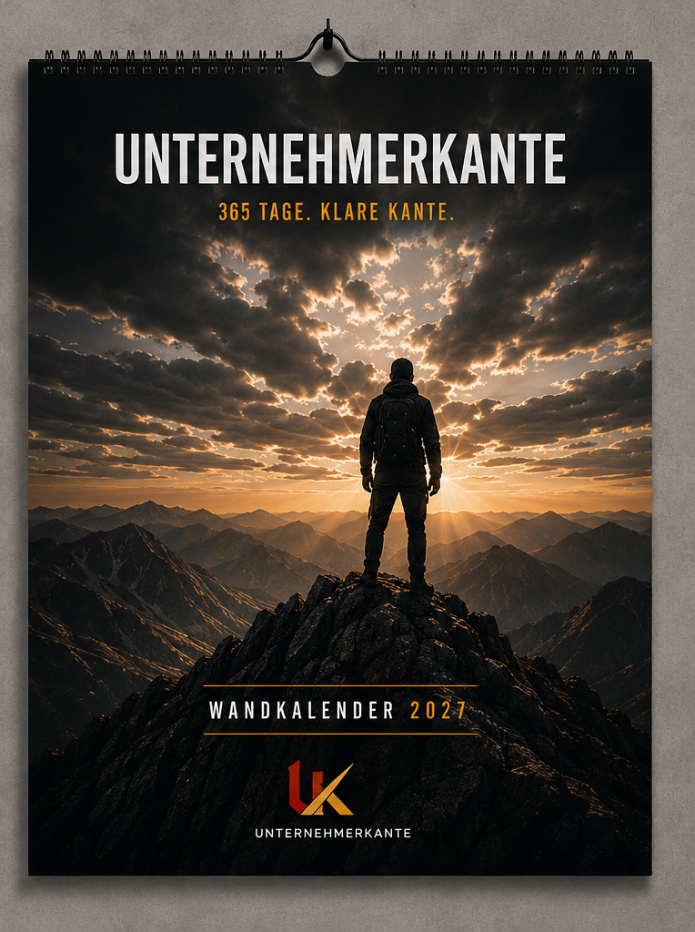 Unternehmerkante Wandkalender, Hauptansicht